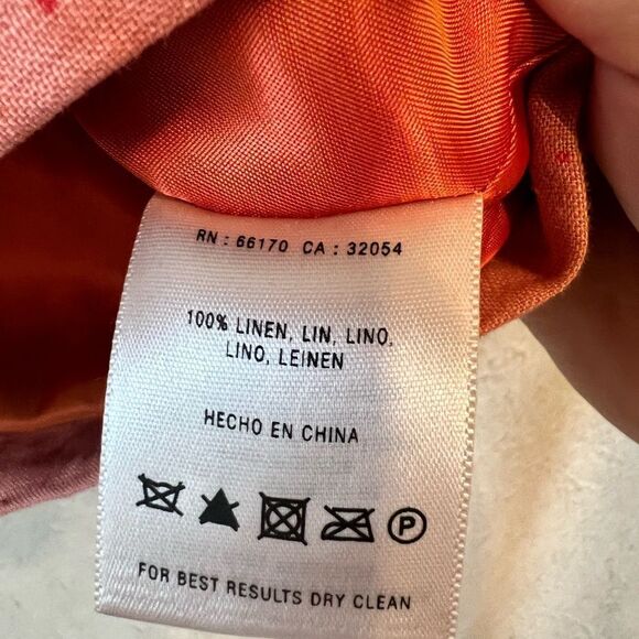 Anthropologie HD in Paris Linen Ombré Petal Pencil Skirt - Picture 6 of 8